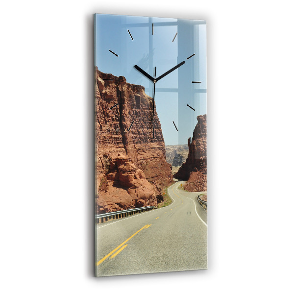 Zegar ścienny pionowy Route 66 w USA