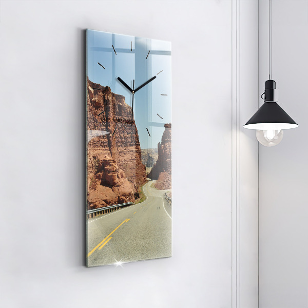 Zegar ścienny pionowy Route 66 w USA