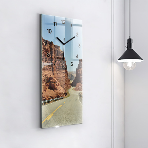 Zegar ścienny pionowy Route 66 w USA