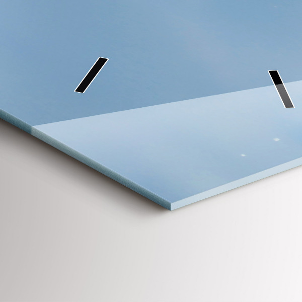 Zegar ścienny pionowy Fotografia fal morskich