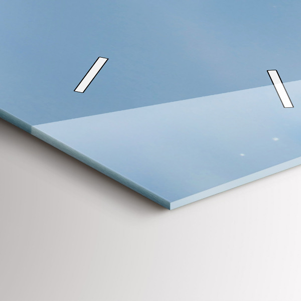 Zegar ścienny pionowy Fotografia fal morskich