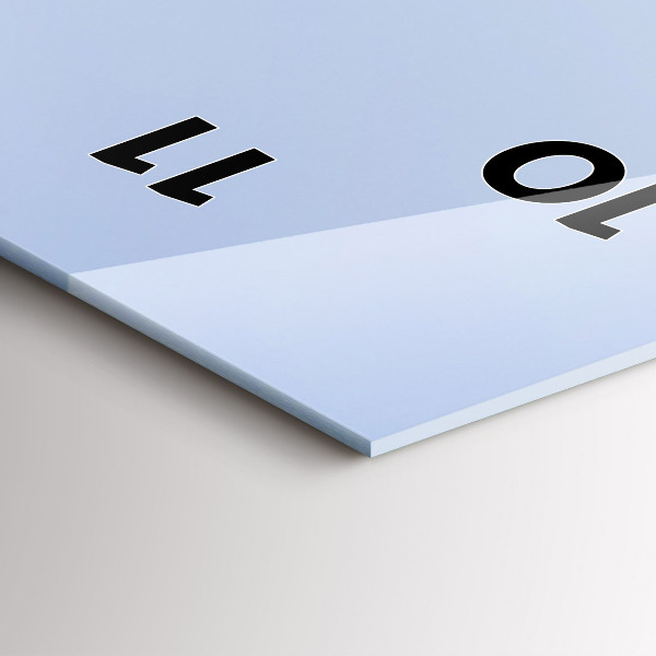 Zegar ścienny pionowy Góry przy oceanie