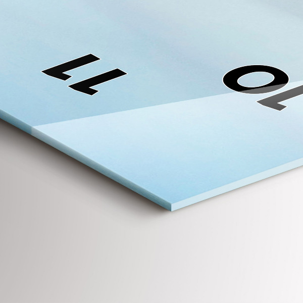 Zegar ścienny pionowy Most Karola w Pradze