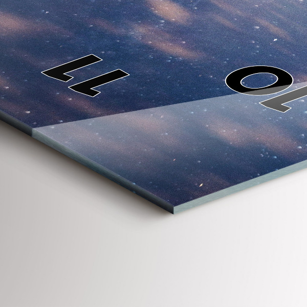 Zegar ścienny pionowy Góry o zachodzie słońca