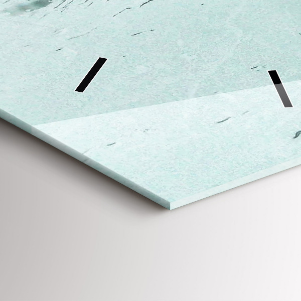 Zegar ścienny pionowy Deszczowy Londyn