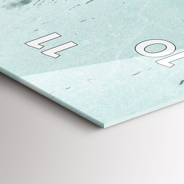 Zegar ścienny pionowy Deszczowy Londyn