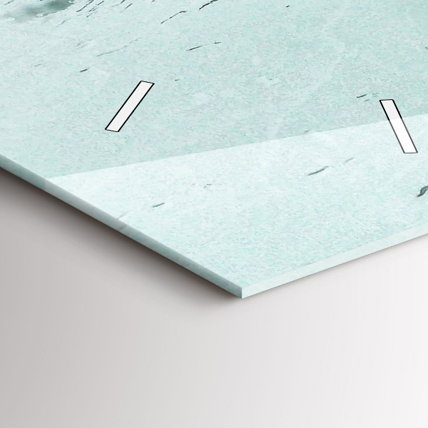 Zegar ścienny pionowy Deszczowy Londyn