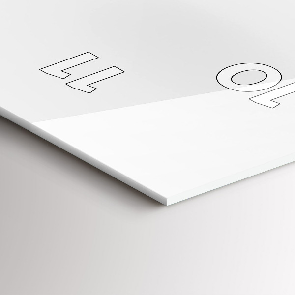 Zegar ścienny pionowy Panorama miasta