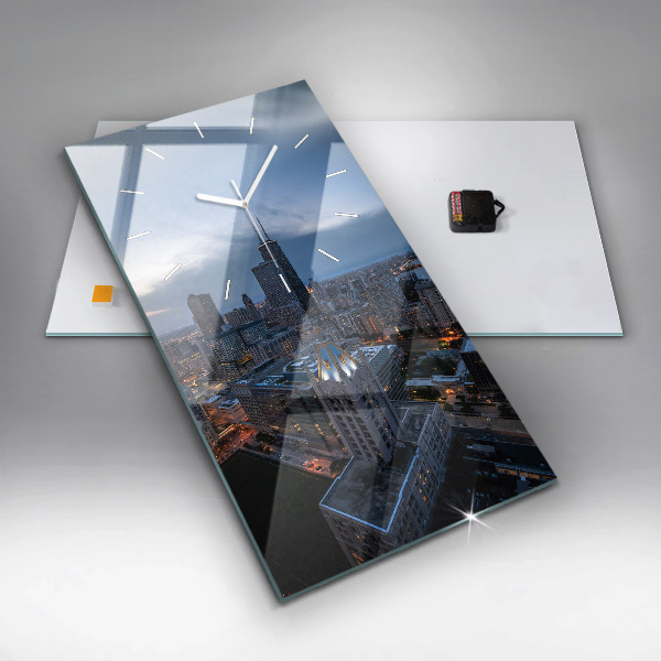 Zegar ścienny pionowy Zdjęcie Chicago