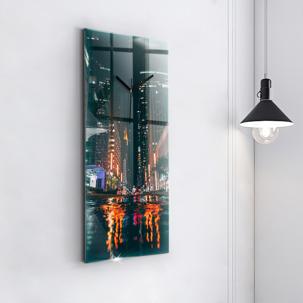 Zegar ścienny pionowy Hotel Hilton w Houston