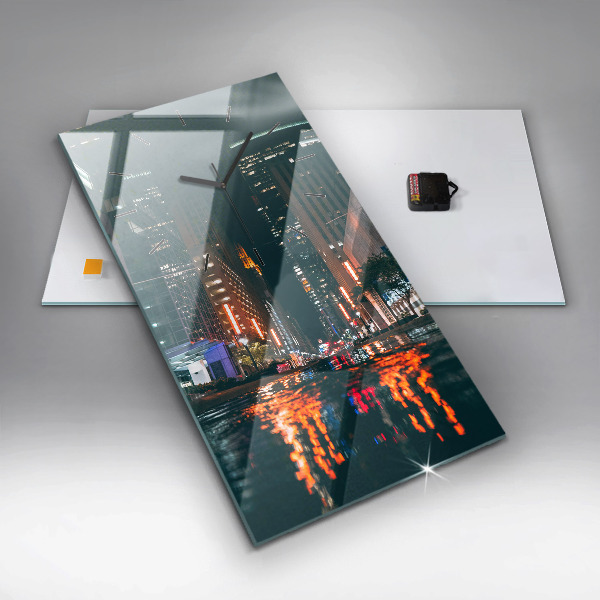 Zegar ścienny pionowy Hotel Hilton w Houston