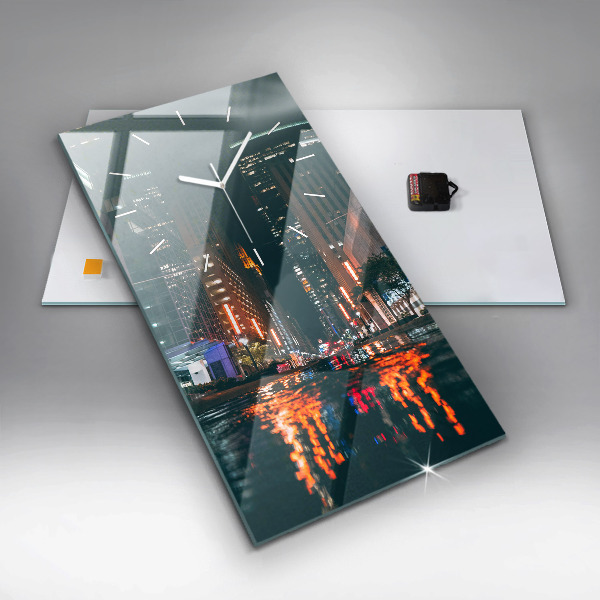 Zegar ścienny pionowy Hotel Hilton w Houston