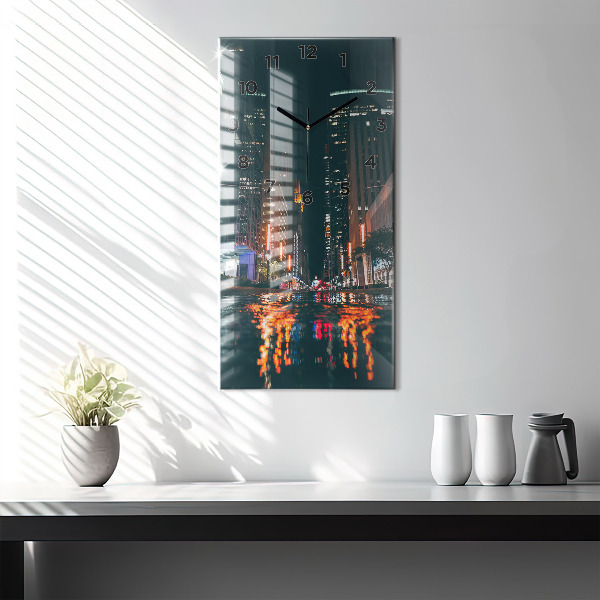 Zegar ścienny pionowy Hotel Hilton w Houston