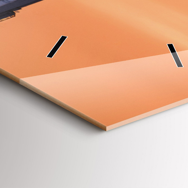 Zegar ścienny pionowy Most Benjamin Franklin