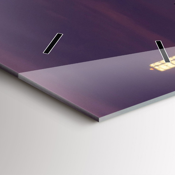 Zegar ścienny pionowy Panorama miasta Philadelphia