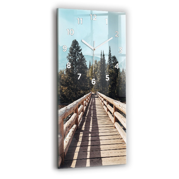 Zegar ścienny pionowy Góry w Yellowstone