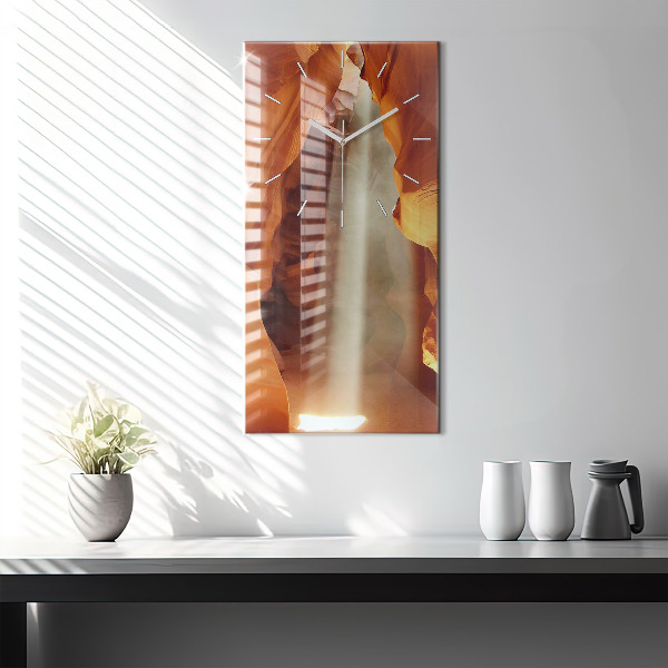 Zegar ścienny pionowy Pustynny kanion