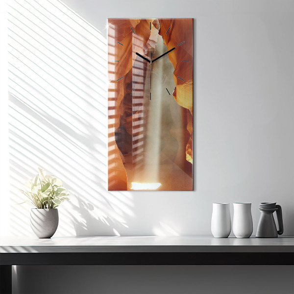 Zegar ścienny pionowy Pustynny kanion