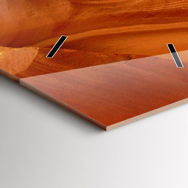 Zegar ścienny pionowy Pustynny kanion