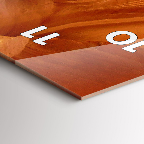 Zegar ścienny pionowy Pustynny kanion