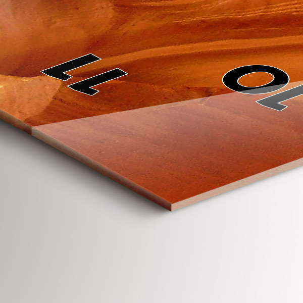 Zegar ścienny pionowy Pustynny kanion