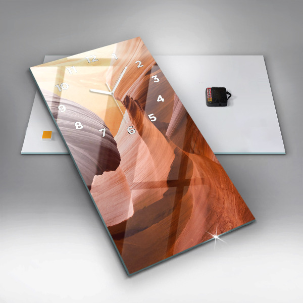 Zegar ścienny pionowy Kanion Antylopy