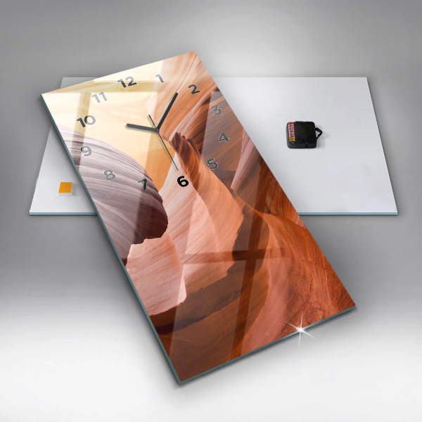 Zegar ścienny pionowy Kanion Antylopy