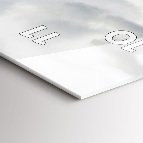 Zegar ścienny pionowy Morze na Hawajach