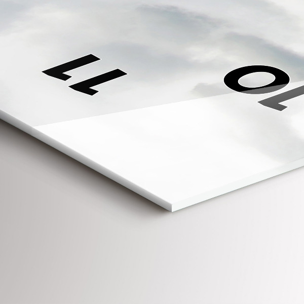 Zegar ścienny pionowy Morze na Hawajach