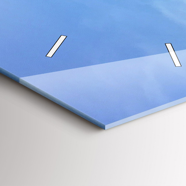 Zegar ścienny pionowy Widok na morze