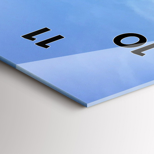 Zegar ścienny pionowy Widok na morze