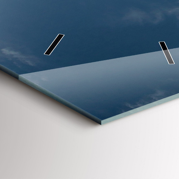 Zegar ścienny pionowy Osoba na nartach wodnych