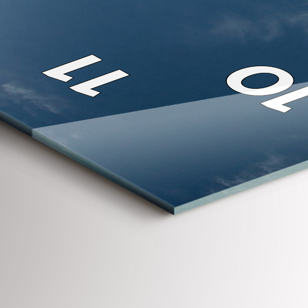 Zegar ścienny pionowy Osoba na nartach wodnych