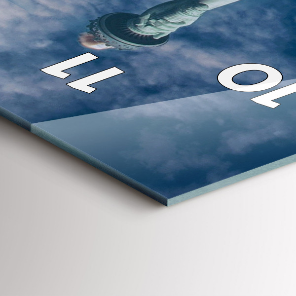 Zegar ścienny pionowy Statua Wolności Nowy Jork