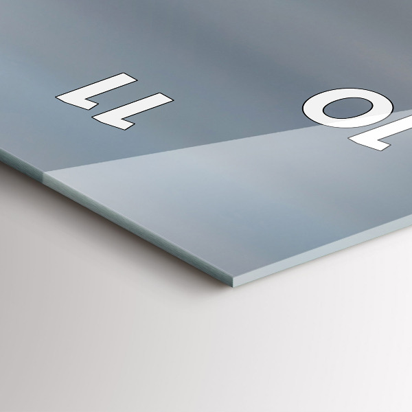 Zegar ścienny pionowy Wiejąca flaga USA