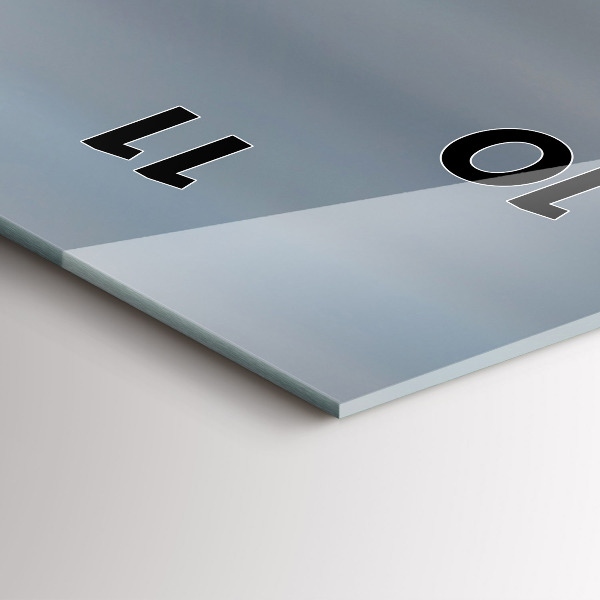 Zegar ścienny pionowy Wiejąca flaga USA