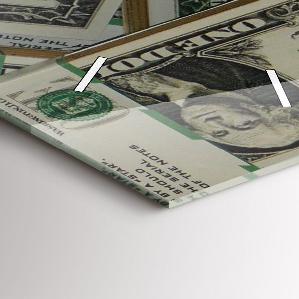 Zegar ścienny pionowy 1 dolar amerykański