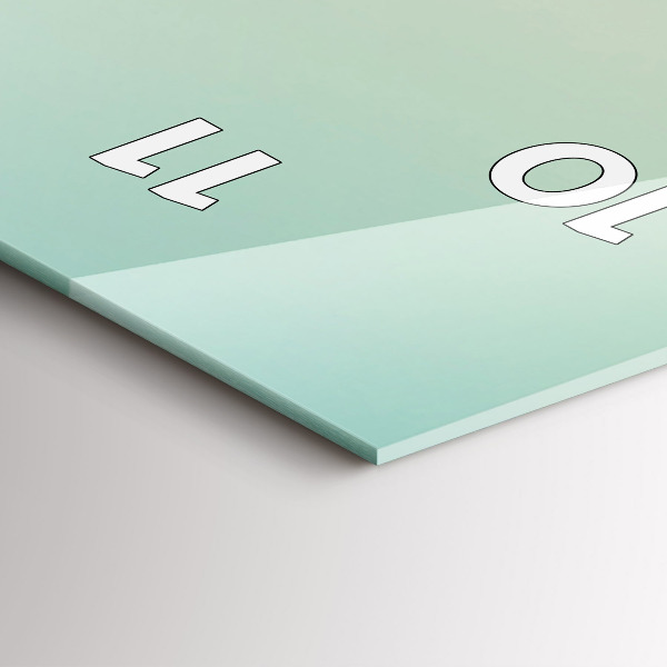 Zegar ścienny pionowy Palmy w Malibu