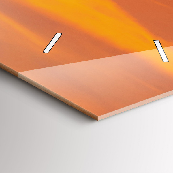 Zegar ścienny pionowy Jezioro Balaton wieczorem