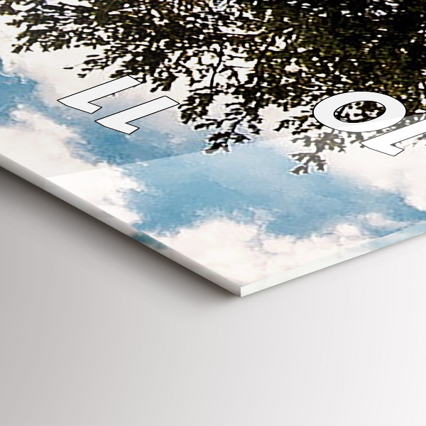 Zegar ścienny pionowy Drzewo na wzgórzu