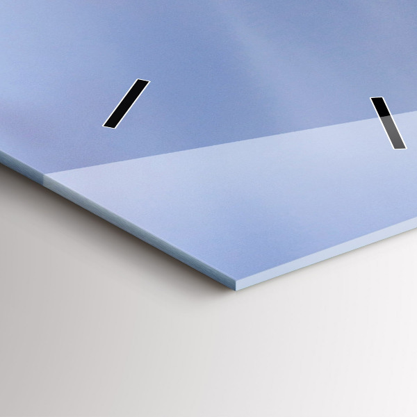 Zegar ścienny pionowy Miasto zachód słońca