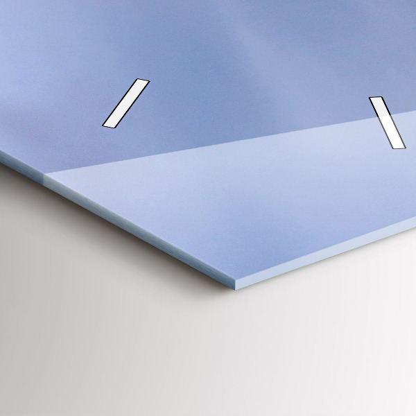 Zegar ścienny pionowy Miasto zachód słońca