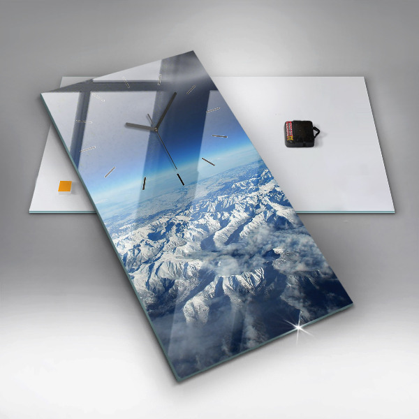 Zegar ścienny pionowy Rzeka góry Krajobraz