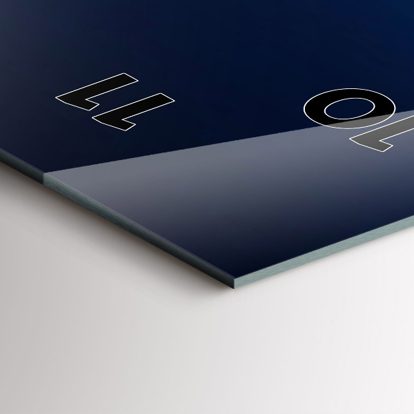 Zegar ścienny pionowy Rzeka góry Krajobraz