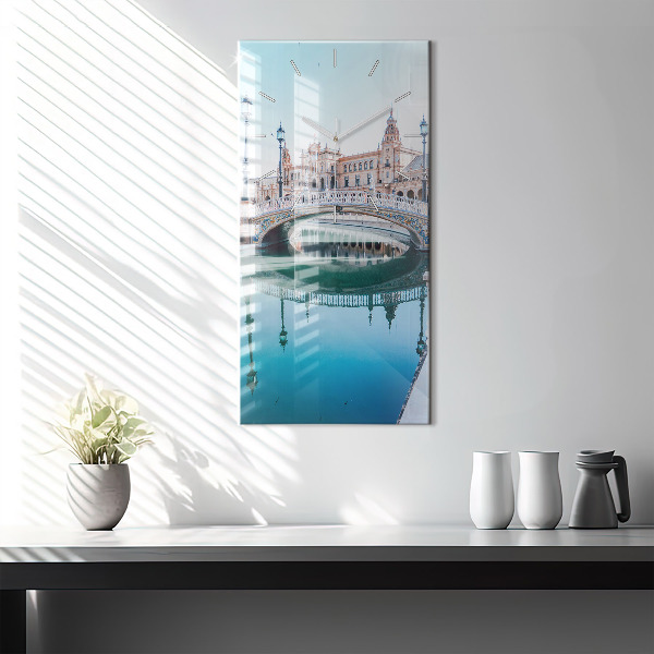 Zegar ścienny pionowy Plac Hiszpański w Sevilli