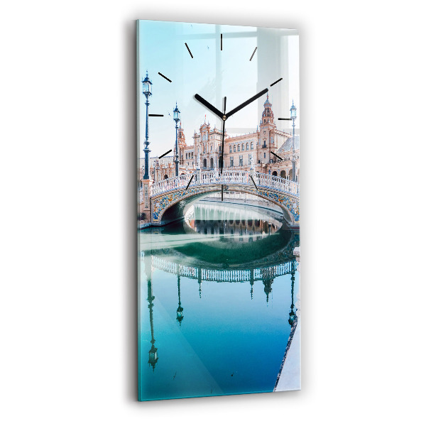 Zegar ścienny pionowy Plac Hiszpański w Sevilli