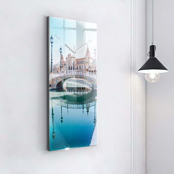 Zegar ścienny pionowy Plac Hiszpański w Sevilli