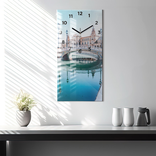 Zegar ścienny pionowy Plac Hiszpański w Sevilli