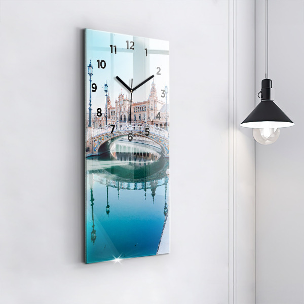 Zegar ścienny pionowy Plac Hiszpański w Sevilli