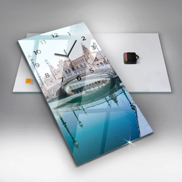 Zegar ścienny pionowy Plac Hiszpański w Sevilli